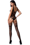 Passion Bodystocking BS074 Black | Angel Clothing