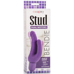 CalExotics Bendie Stud Over and Under Vibrator Purple