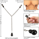 CalExotics Weighted Nipple Clamps