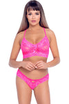 Cottelli Lingerie Pink Bra Set (S/M, L/XL) | Angel Clothing