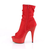 Pleaser DELIGHT-1031 Boots Red