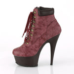 Pleaser DELIGHT 600TL 02 Boots Burgundy