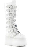 DemoniaCult DAMNED-318 Boots White (UK4, UK5, UK7) | Angel Clothing