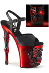 DemoniaCult Rapture 809-LT Red Shoes | Angel Clothing