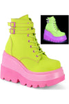 DemoniaCult Shaker 52 Boots Lime | Angel Clothing