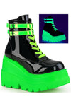 DemoniaCult Shaker 52 Boots Neon Green | Angel Clothing