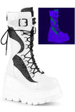 DemoniaCult Shaker 70 Boots White | Angel Clothing