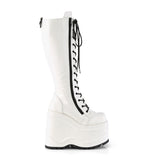 DemoniaCult WAVE 200 Boots White | Angel Clothing