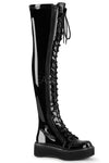 DemoniaCult EMILY 375 Boots Patent | Angel Clothing