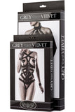 Grey Velvet 2-piece Harness Set