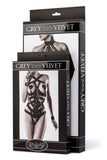 Grey Velvet Three-Part Body Set