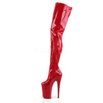 Pleaser INFINITY-4000 Boots Red