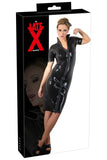 LATE-X Black Latex Dress