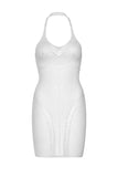 Leg Avenue Multi Net Mini Dress White | Angel Clothing