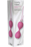 Mae B Elegant Soft Touch Love Balls Pink