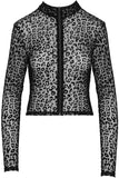 Noir Handmade Leopard Flock Top | Angel Clothing