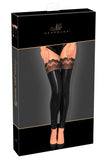 Noir Handmade Lace Wetlook Stockings