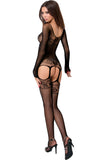 Passion BS055 Bodystocking Black | Angel Clothing