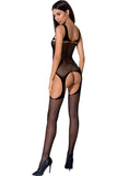 Passion BS057 Bodystocking Black | Angel Clothing
