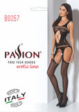 Passion BS057 Bodystocking Black | Angel Clothing