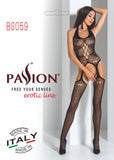 Passion Bodystocking BS059 Black | Angel Clothing