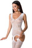 Passion Bodystocking BS062 White | Angel Clothing