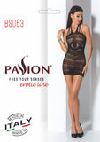 Passion Bodystocking Dress BS063 Black | Angel Clothing