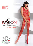 Passion Bodystocking BS070 Red | Angel Clothing