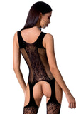 Passion Bodystocking BS072 Black | Angel Clothing