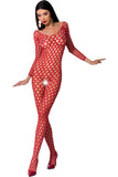 Passion Bodystocking BS077 Red | Angel Clothing
