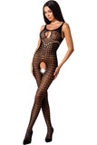 Passion Bodystocking BS078 Black | Angel Clothing