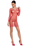Passion Lingerie Bodystocking BS093 Red | Angel Clothing