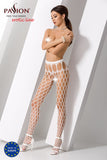 Passion Lingerie S021 Stockings White | Angel Clothing