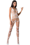 Passion Bodystocking BS058 White | Angel Clothing