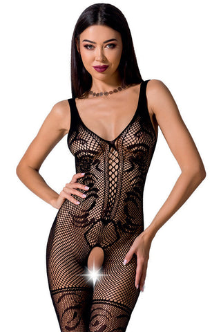 Passion Bodystocking BS069 Black | Angel Clothing