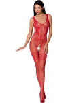 Passion Bodystocking BS069 Red | Angel Clothing