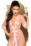 Penthouse Midnight Mirage Pink Kimono | Angel Clothing