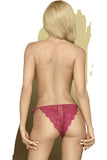 Penthouse Too Hot To Be Real Panties Wine | Angel Clothing