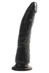 Pipedream Basix Slim Seven Dildo Black