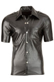 Svenjoyment Leather Imitation Shirt
