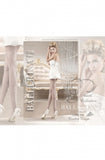 Ballerina Tights Bianco White With Filligree Detail - 118 - Fetshop