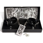 Wild and Willing Black Wrist Cuffs from Bettie Page. - Fetshop