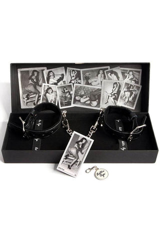 Wild and Willing Black Wrist Cuffs from Bettie Page.