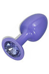 Blue Luxury Heavy Metal Butt Plug Blue Gem