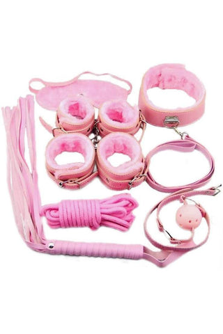 Bondage Kit 8 Piece Pink