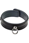 Bound to Please Black Luxe Collar with O Ring