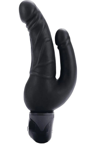 CalExotics Bendie Stud Over and Under Vibrator Black