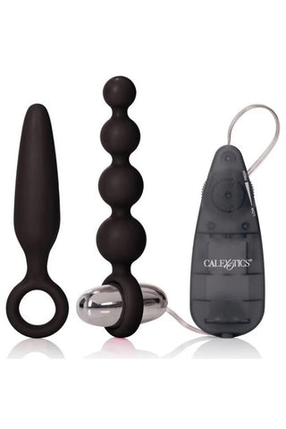 Black Booty Call Booty Vibro Kit by CalExotics