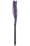 Fetish Fantasy Deluxe Cat O Nine Flogger Purple & Black