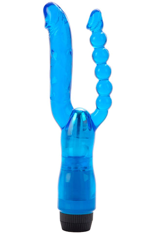 Dual Penetrator Vibrator Blue